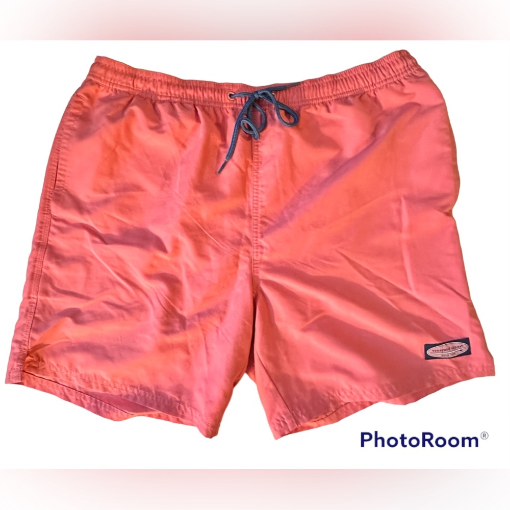 vineyard Vines Pink Swim Trunks (L)